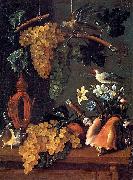 Juan de  Espinosa Flowers and Shells oil painting artist